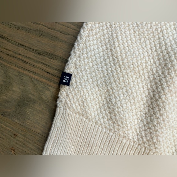 Gap cotton relaxed cream sweater size XL - Picture 2 of 10